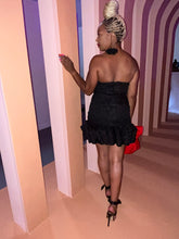 Load image into Gallery viewer, Textured Jacquard Strapless Mini