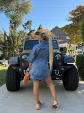 Load image into Gallery viewer, Acid Denim Tunic w/  Skirt Belt (Small-3X)