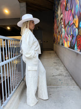 Load image into Gallery viewer, Embossed Bomber Jacket/Pant Set