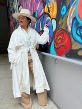 Load image into Gallery viewer, Pleated A-Line Trench