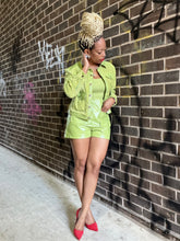 Load image into Gallery viewer, Almost Chanel Tweed/Faux Leather Set