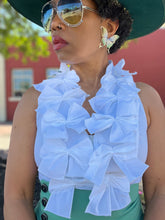 Load image into Gallery viewer, Bow Detail Tuxedo Top
