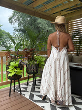 Load image into Gallery viewer, Backless Halter Tie Sundress
