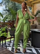 Load image into Gallery viewer, Draped &amp; Pleated Jumpsuit