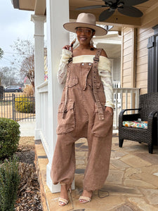 Baggy Denim Overalls