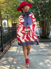 Load image into Gallery viewer, Pussy Bow A-Line Mini - Navy
