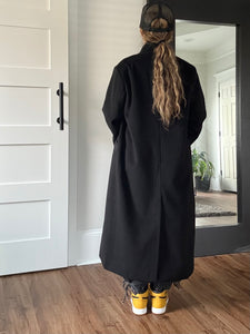 Classic Wool Coat - Black