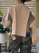 Load image into Gallery viewer, Side Button Utility Sweater - Camel