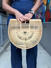 Load image into Gallery viewer, Wood Bamboo Half Purse