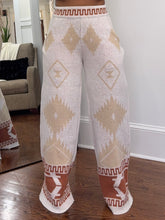 Load image into Gallery viewer, Aztec Print Sweater Set - Apricot