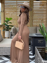 Load image into Gallery viewer, Deep V Twist Back Jumpsuit