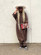 Load image into Gallery viewer, Oversized Balloon Jumpsuit - Mocha