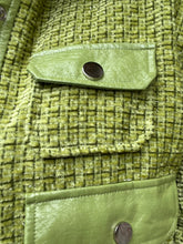 Load image into Gallery viewer, Almost Chanel Tweed/Faux Leather Set