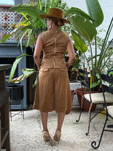 Load image into Gallery viewer, Faux Suede Bermuda Short Set