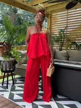 Load image into Gallery viewer, Asymmetric Hem Halter Set