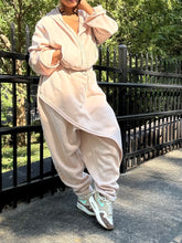 Load image into Gallery viewer, Overlay Jogger Set - Beige