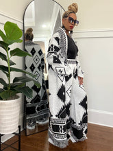 Load image into Gallery viewer, Aztec Print Sweater Set - Black