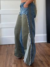 Load image into Gallery viewer, Denim Contrast Track Pant (S-XL)