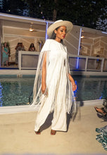 Load image into Gallery viewer, Wide Leg Jumpsuit &amp; Fringe Cape Set