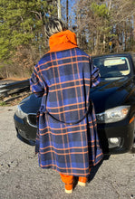 Load image into Gallery viewer, Notched Lapel Oversized Plaid Coat - SPECIAL ORDER