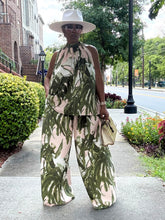 Load image into Gallery viewer, Flowing Palms Pant Set