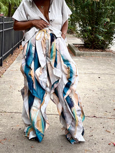 Wavy Vibes Parachute Pant