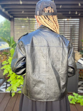 Load image into Gallery viewer, Faux Leather Napoleon Jacket