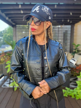 Load image into Gallery viewer, Faux Leather Napoleon Jacket