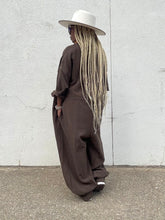 Load image into Gallery viewer, Oversized Balloon Jumpsuit - Mocha