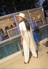 Load image into Gallery viewer, Wide Leg Jumpsuit &amp; Fringe Cape Set