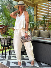 Load image into Gallery viewer, Stitched Detail Linen Set