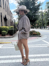 Load image into Gallery viewer, Bubble Hem Jacket &amp; Short Set