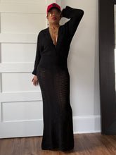 Load image into Gallery viewer, Knit Plunge Front Kill ‘Em Maxi