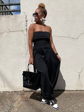 Load image into Gallery viewer, Folded Strapless Barrel Jumpsuit