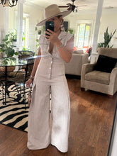 Load image into Gallery viewer, Optical Wave Striped Jumpsuit