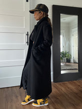 Load image into Gallery viewer, Classic Wool Coat - Black