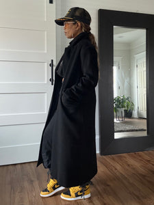 Classic Wool Coat - Black