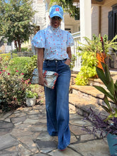 Load image into Gallery viewer, Dark Denim Flare Leg Jean