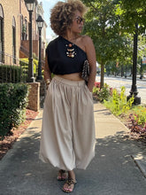 Load image into Gallery viewer, Side Ruch One Arm Top - Black
