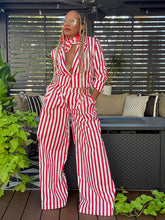 Load image into Gallery viewer, Candy Striped Suit Set
