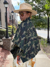 Load image into Gallery viewer, Camo Denim Cape Jacket (Small - XL)