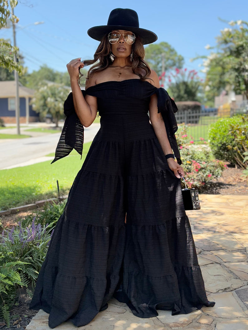 Romantic Gauze Palazzo Jumper