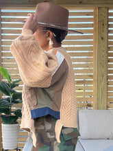 Load image into Gallery viewer, Side Button Utility Sweater - Camel