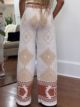 Load image into Gallery viewer, Aztec Print Sweater Set - Apricot