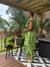 Load image into Gallery viewer, Draped &amp; Pleated Jumpsuit