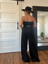 Load image into Gallery viewer, Strapless Heavy Fleece Jumpsuit - Available in Black or Creamy Beige