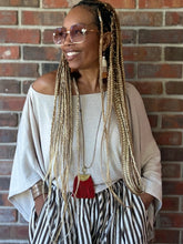 Load image into Gallery viewer, Unbalanced Off Shoulder Knit Top - Ecru