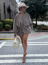 Load image into Gallery viewer, Bubble Hem Jacket &amp; Short Set