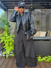 Load image into Gallery viewer, Faux Leather Napoleon Jacket