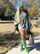 Load image into Gallery viewer, Flowy Faded Sweater Boxy Top